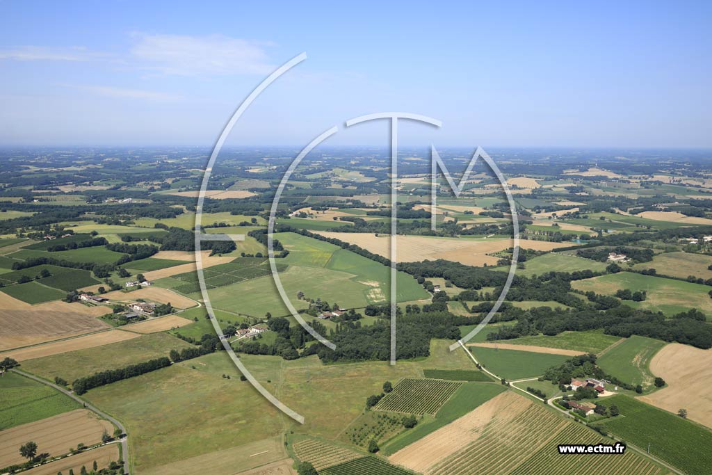Photo arienne de Laurat (le Coussau de l'Esquillot)