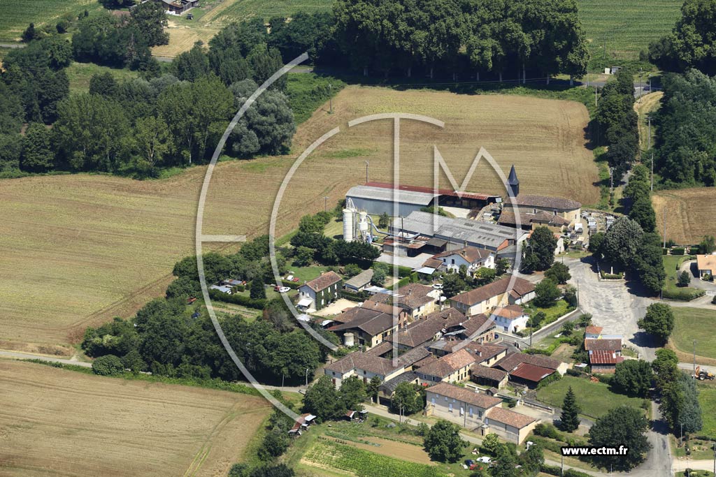 Photo arienne de Lias-d'Armagnac