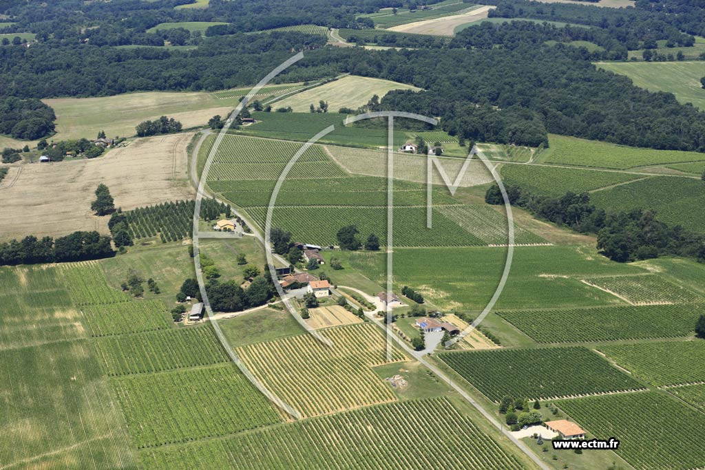 Photo arienne de Lias-d'Armagnac (Arblade)