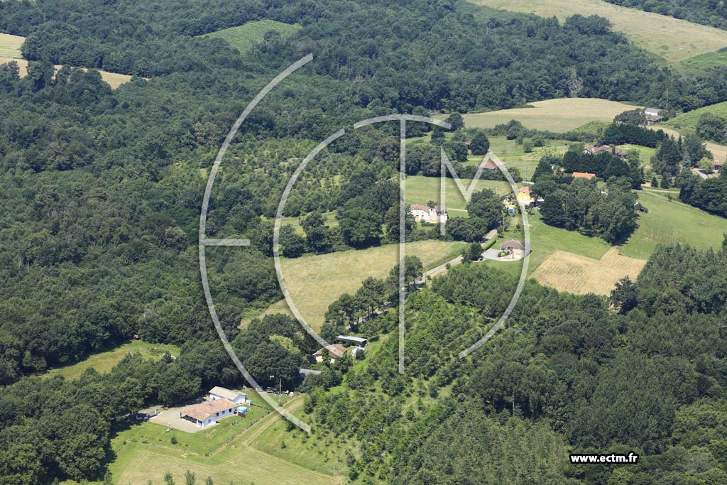 Photo arienne de Lias-d'Armagnac (Pru)