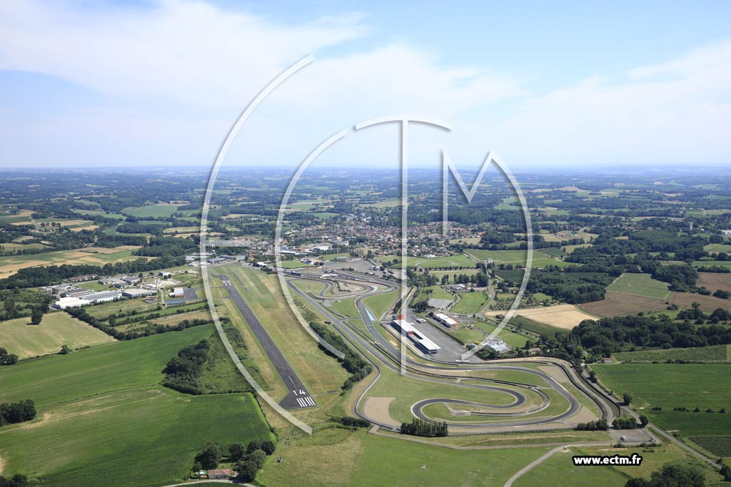 Photo arienne de Nogaro (Circuit Paul Armagnac)