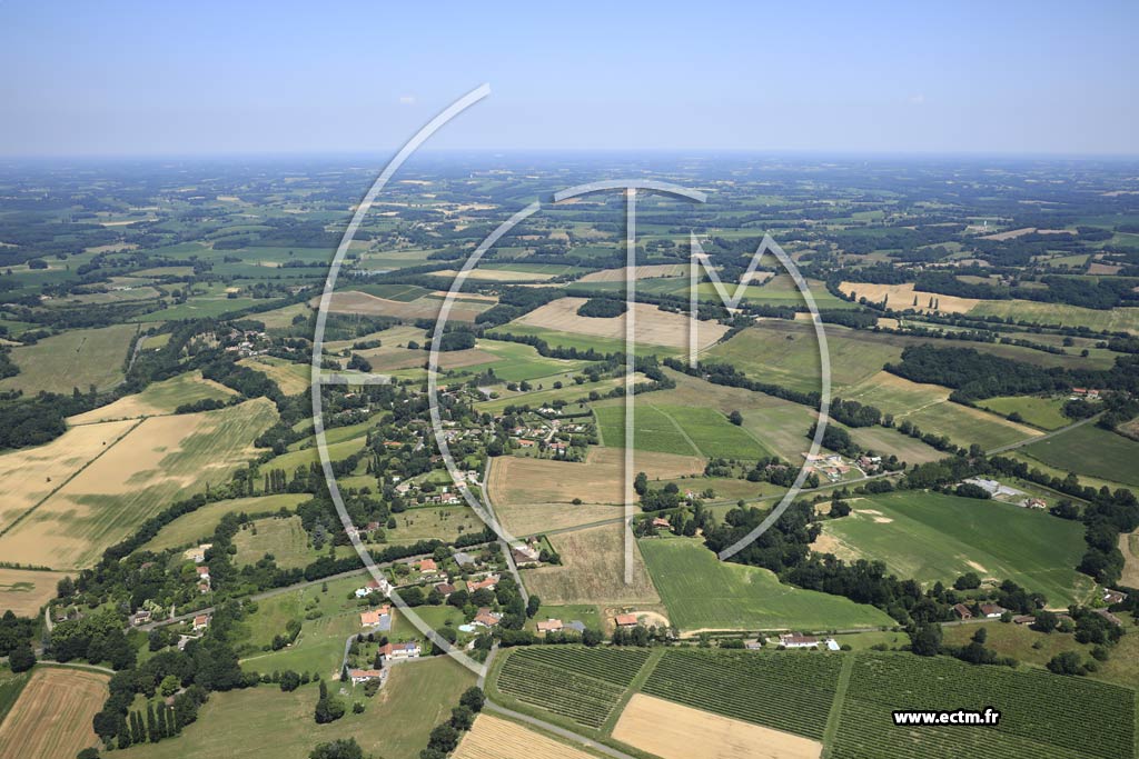 Photo arienne de Nogaro (Smont)