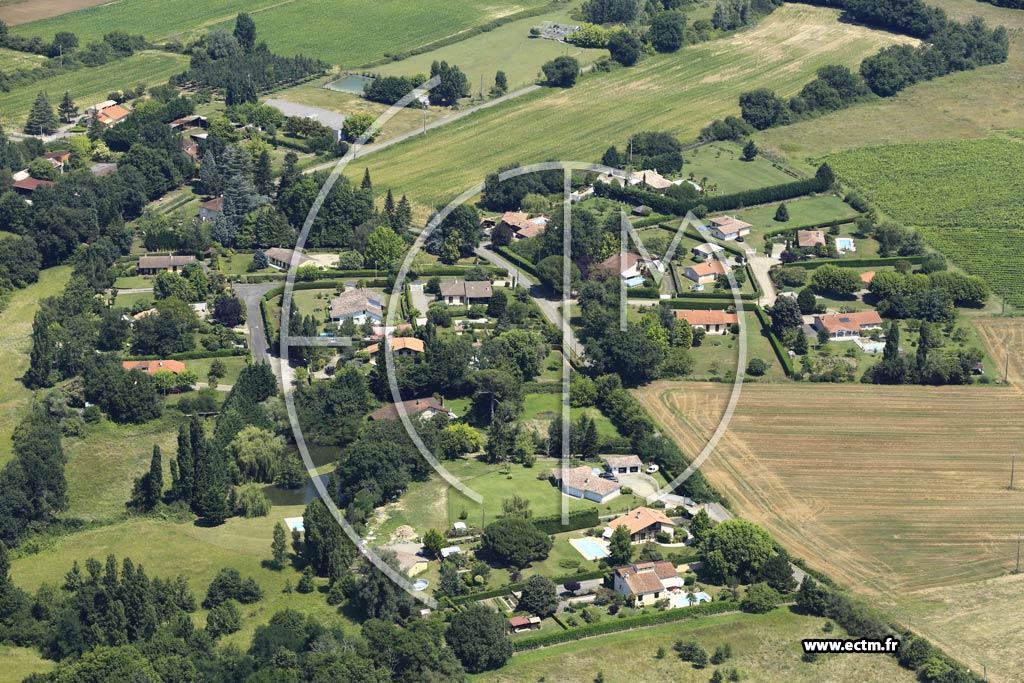 Photo arienne de Nogaro (Smont)