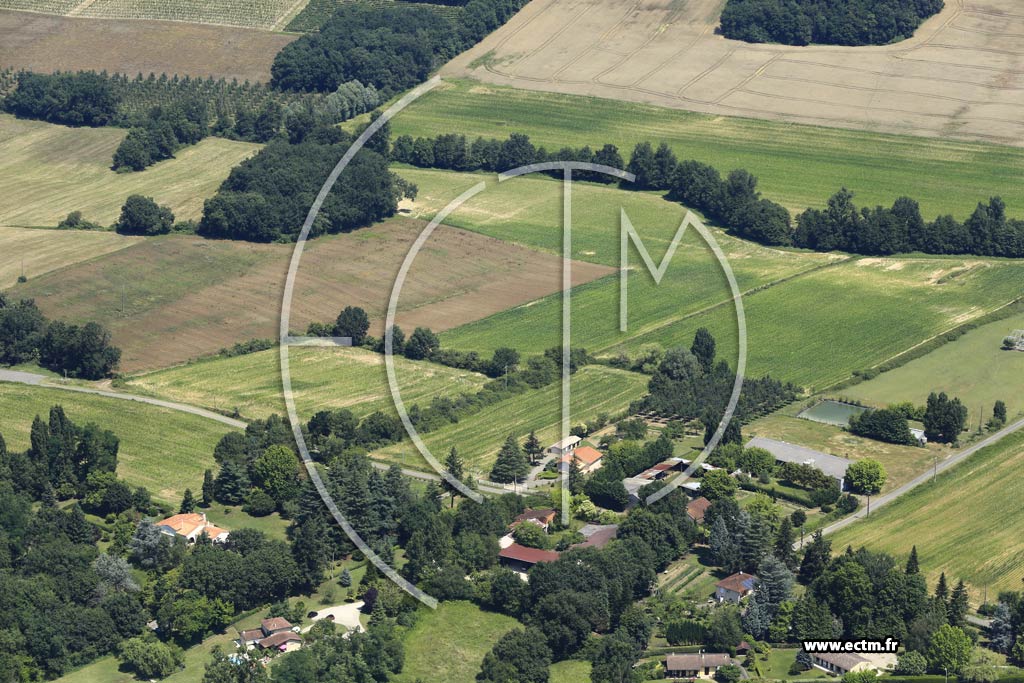 Photo arienne de Nogaro (Smont)