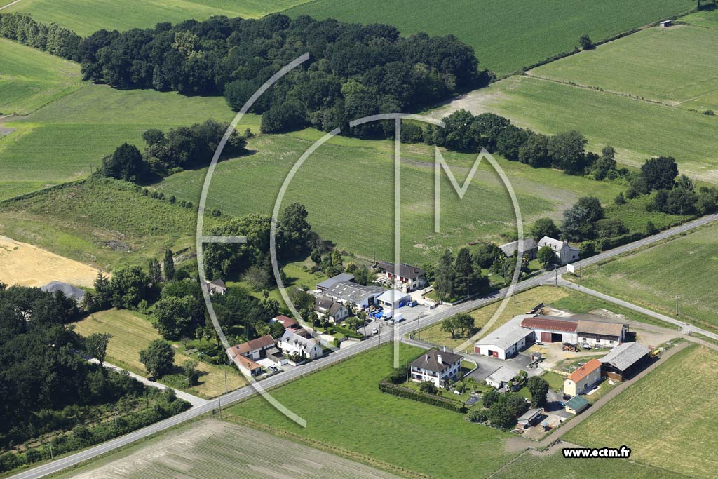 Photo arienne de Pau (ferme du Pont Long)