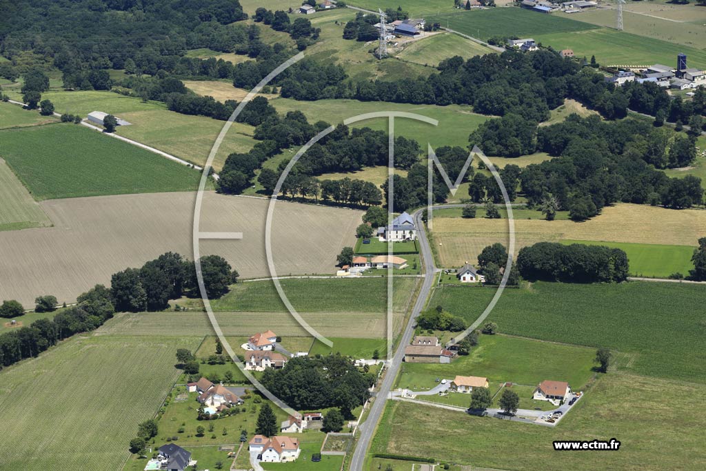 Photo arienne de Saint-Jammes