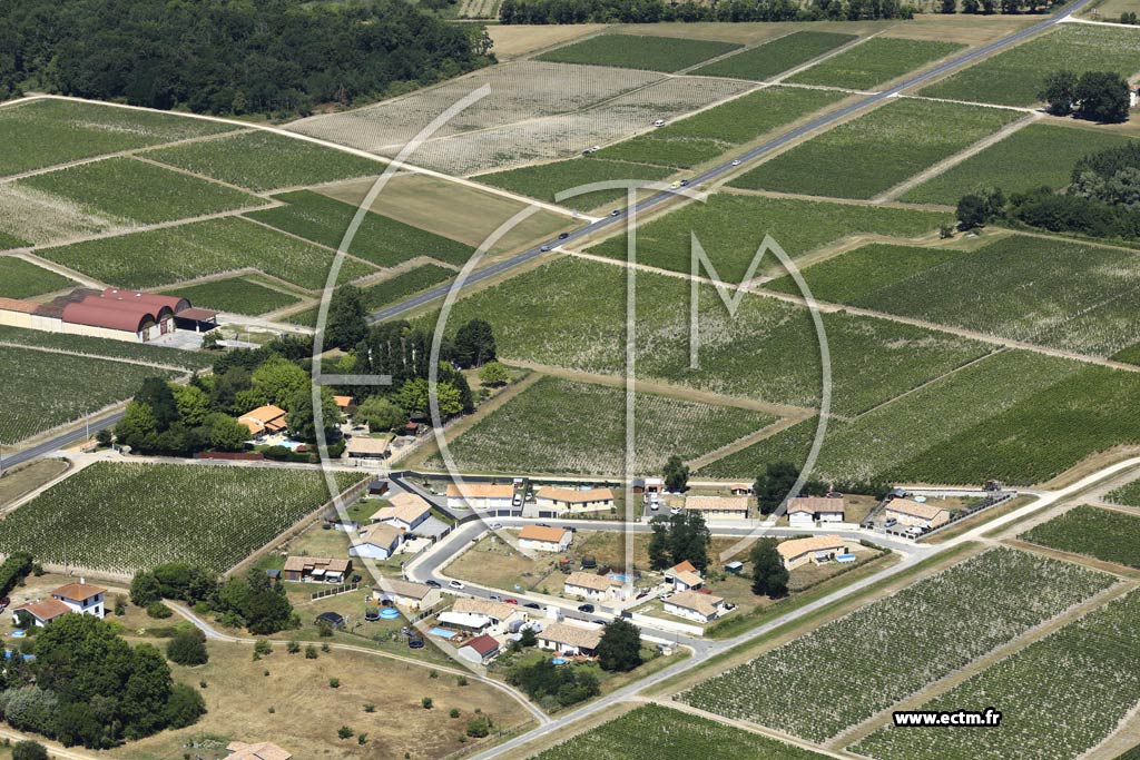 Photo arienne de Cussac-Fort-Mdoc