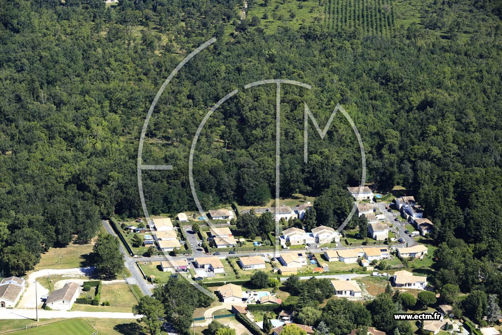 Photo arienne de Le Pian-Mdoc