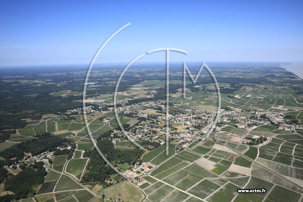 Photo arienne de Margaux-Cantenac (Margaux)
