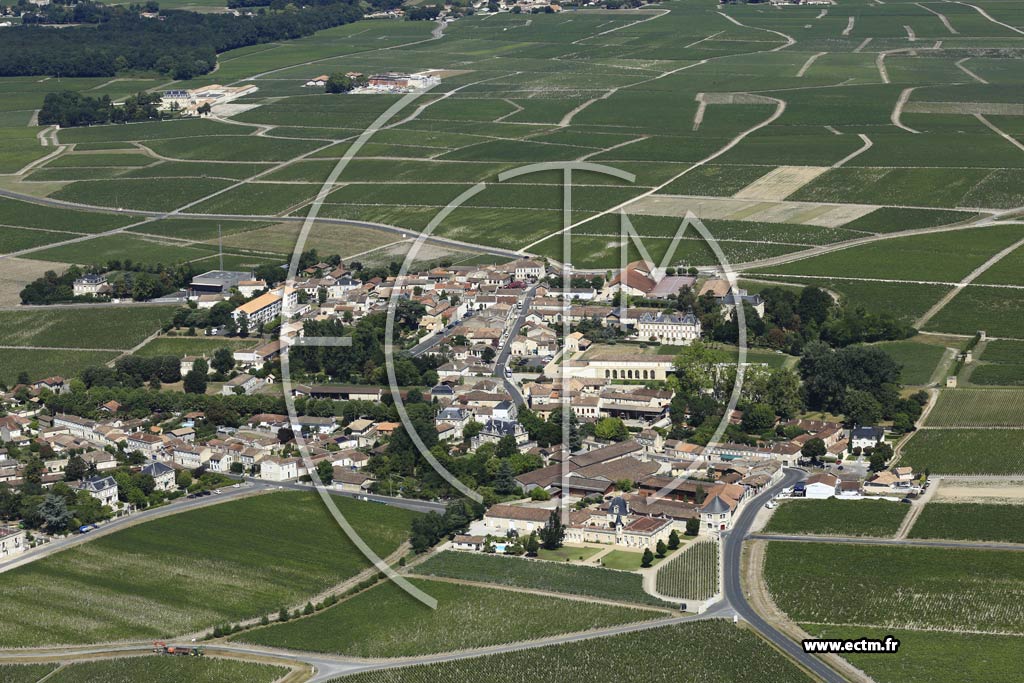 Photo arienne de Margaux-Cantenac (Margaux)