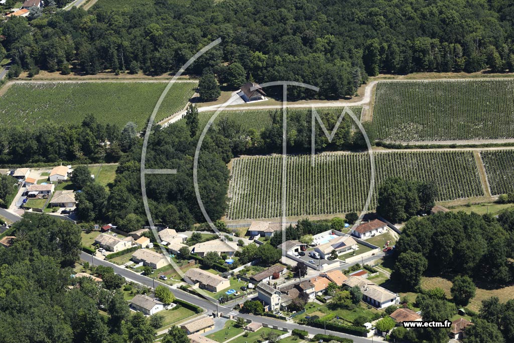 Photo arienne de Margaux-Cantenac (Pesou)