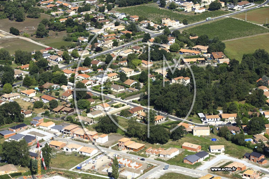 Photo arienne de Parempuyre (Bourgade)