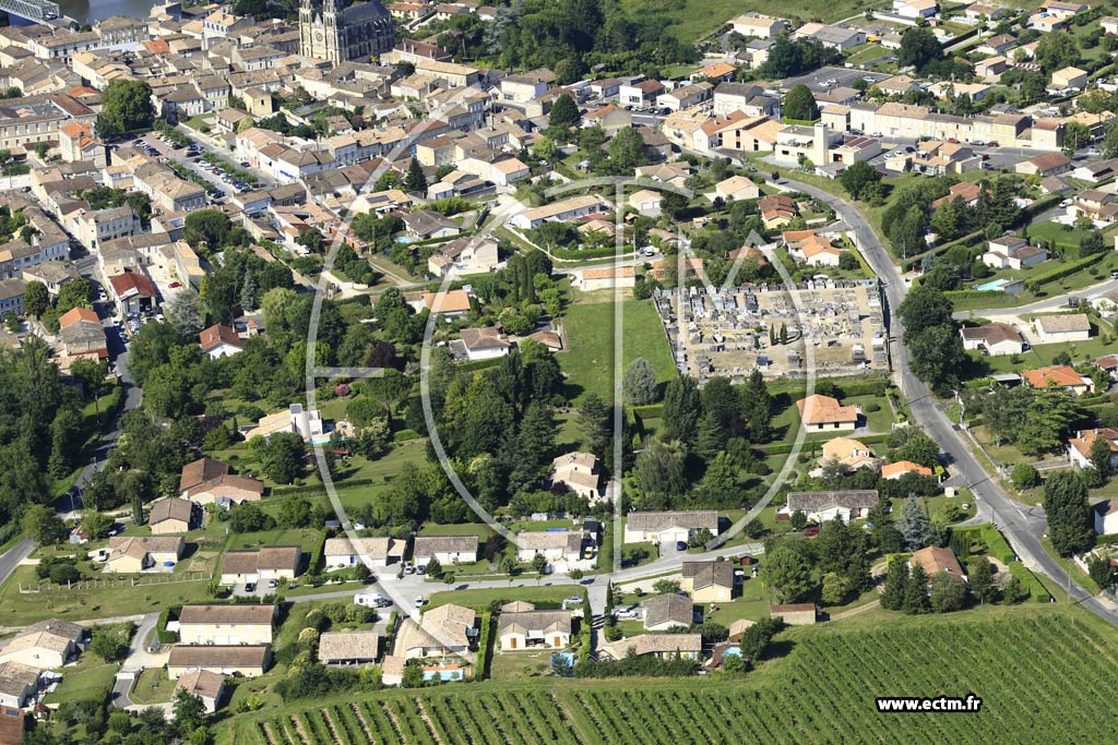 Photo arienne de Branne
