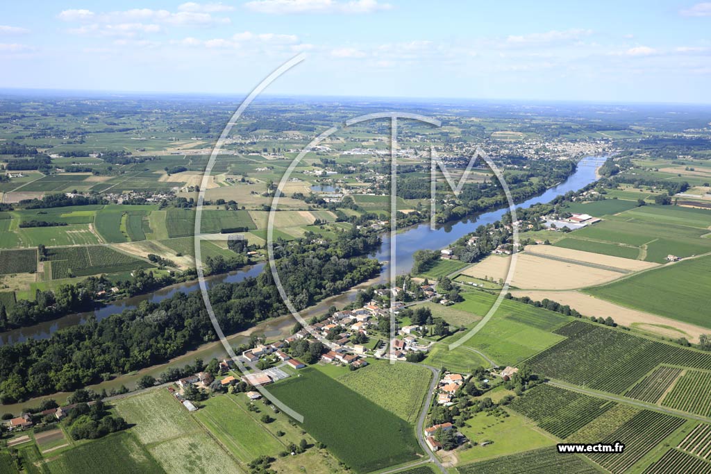 Photo arienne de Civrac-sur-Dordogne
