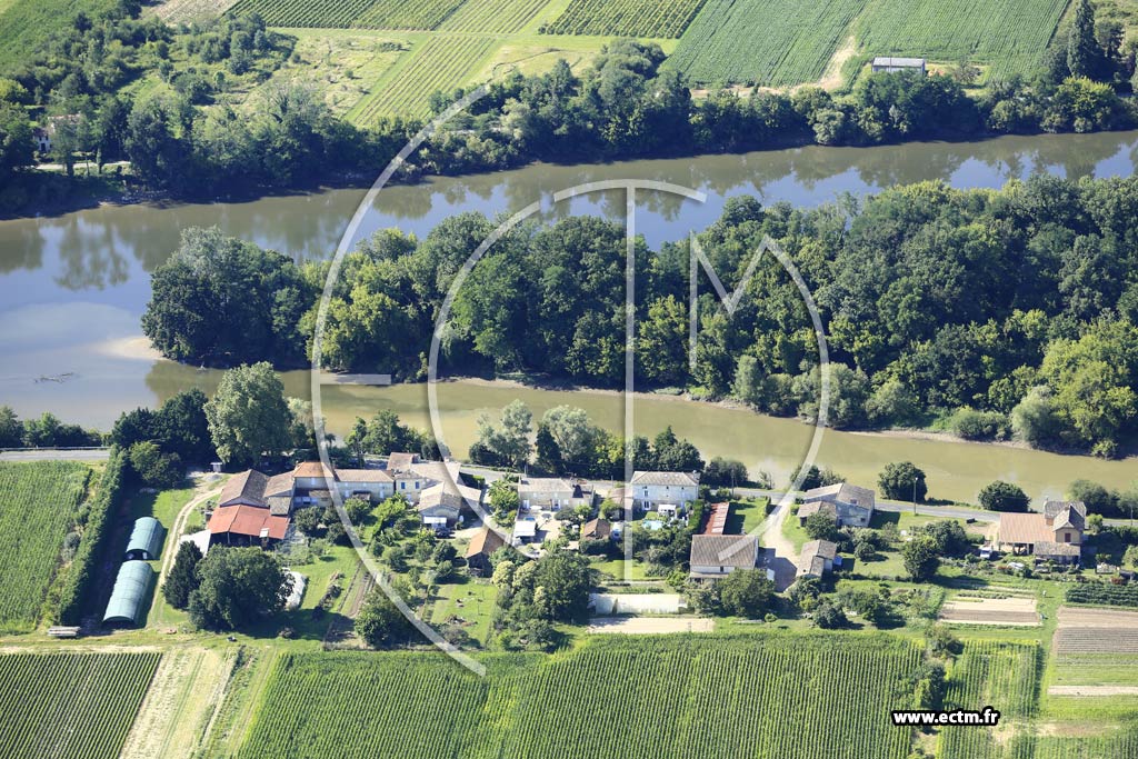 Photo arienne de Civrac-sur-Dordogne