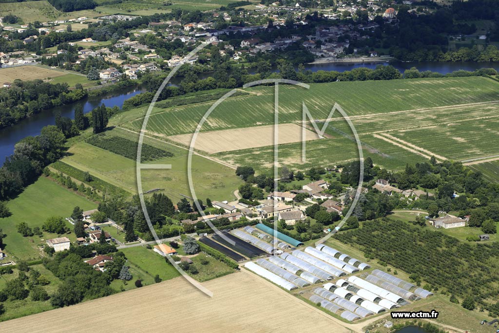 Photo arienne de Flaujagues (Micouleau)