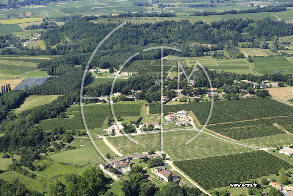 Photo arienne de Mrignas (le Cluzeau)