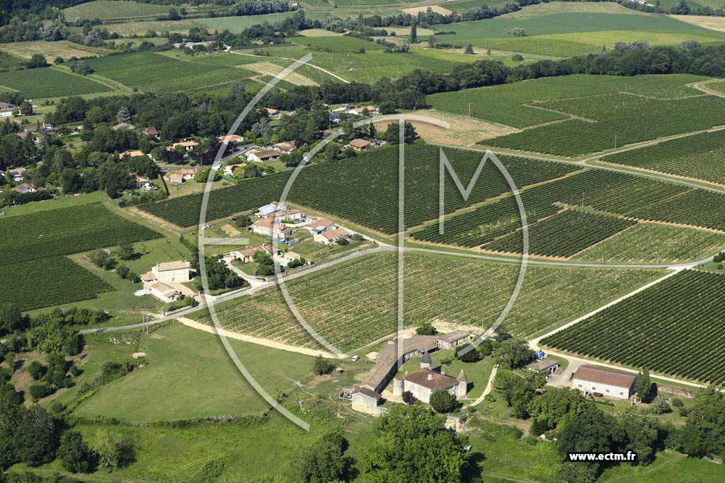 Photo arienne de Mrignas (le Cluzeau)