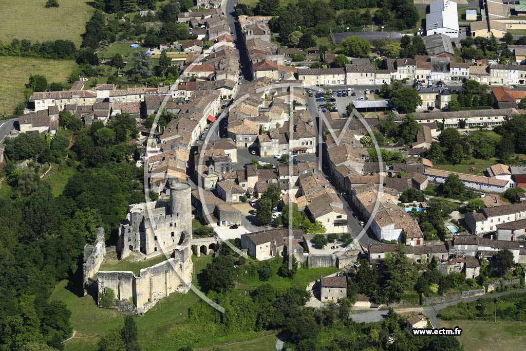 Photo arienne de Rauzan
