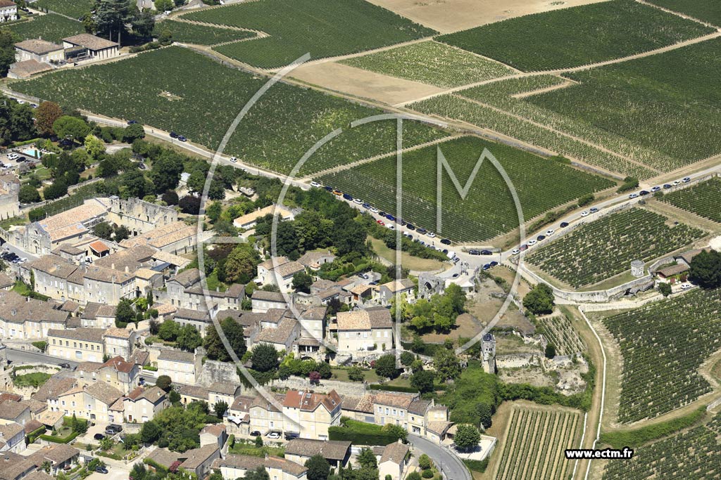 Photo arienne de Saint-milion