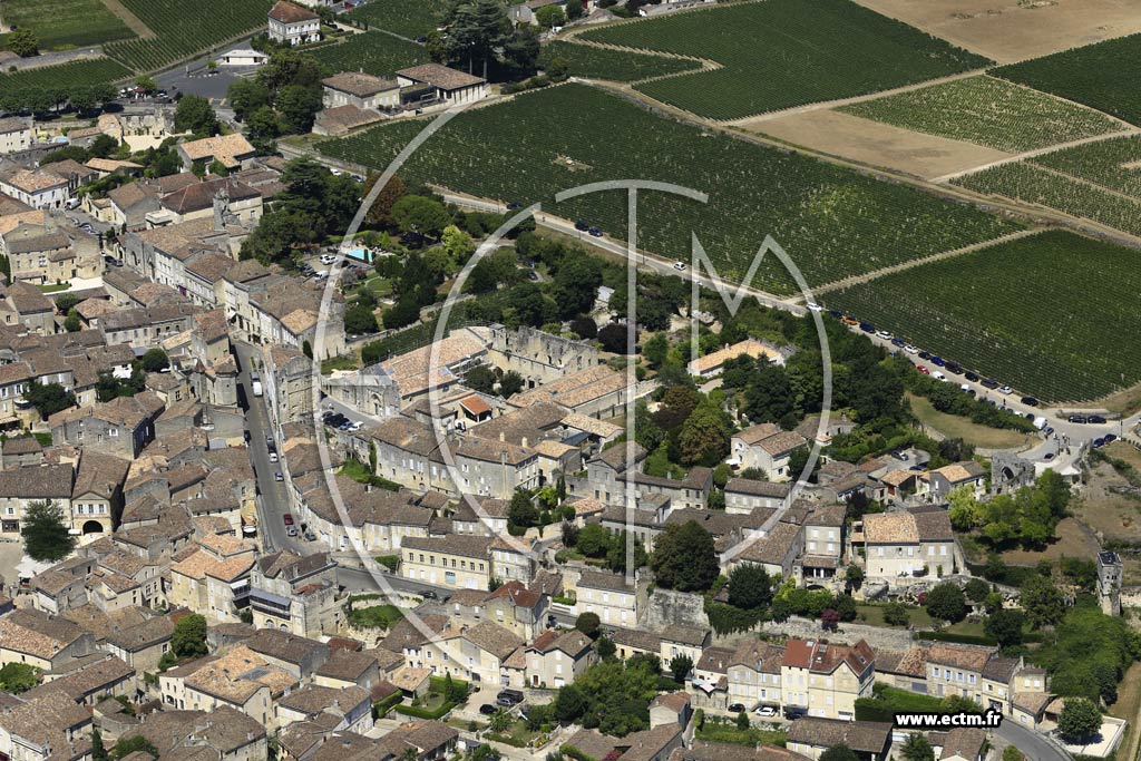 Photo arienne de Saint-milion