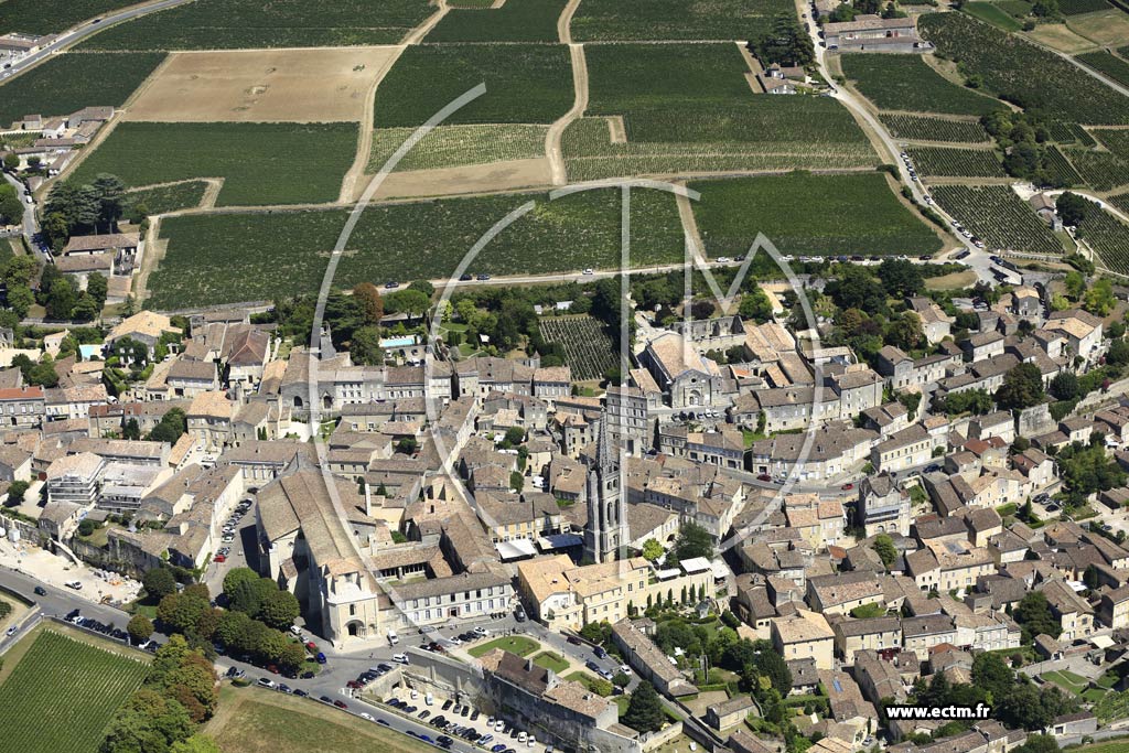 Photo arienne de Saint-milion