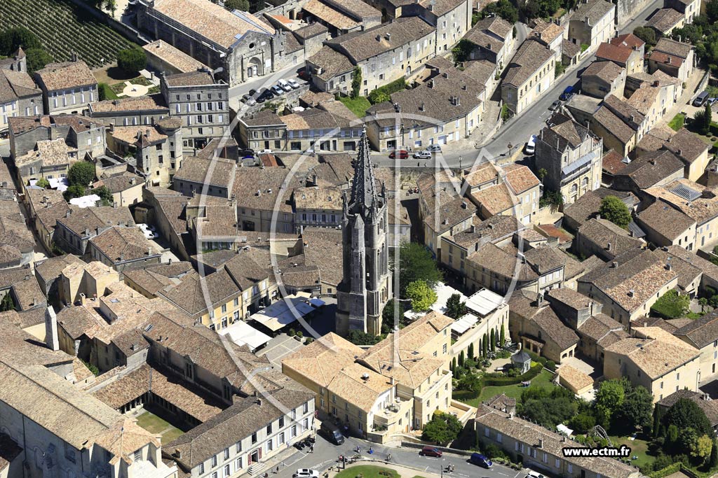 Photo arienne de Saint-milion