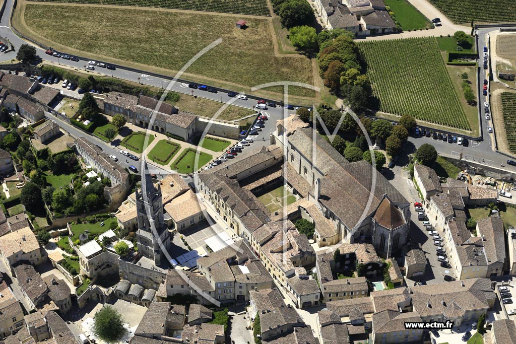 Photo arienne de Saint-milion