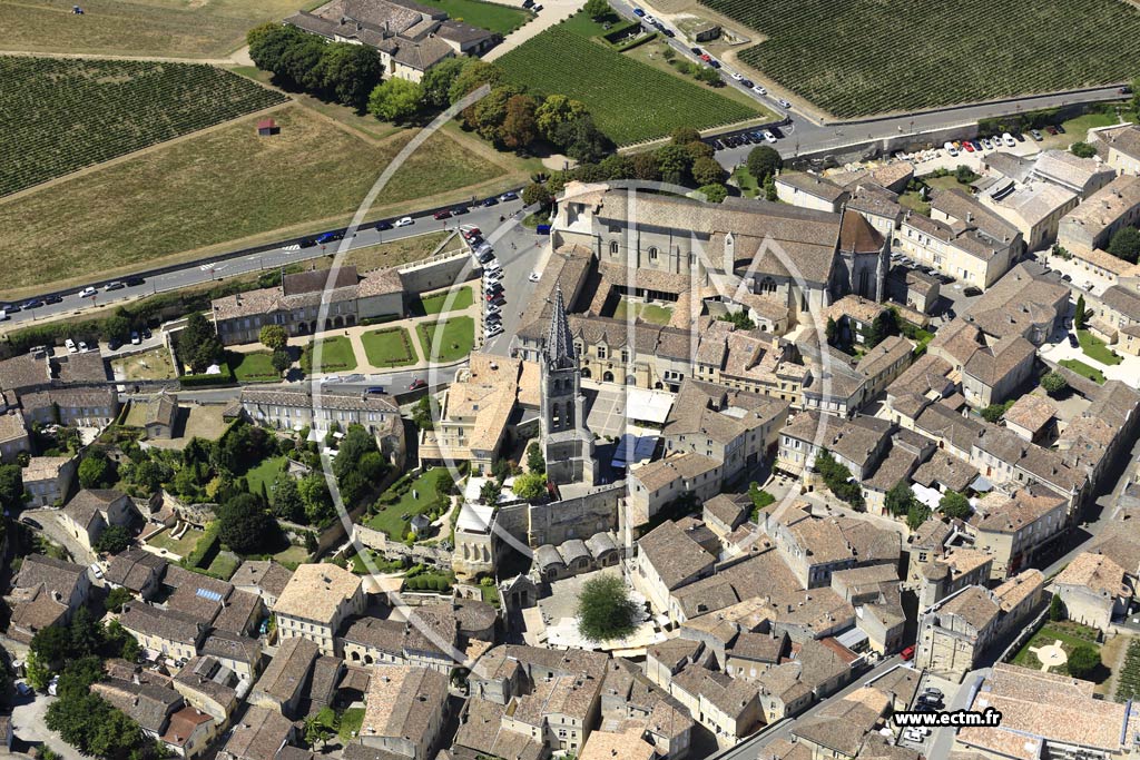 Photo arienne de Saint-milion