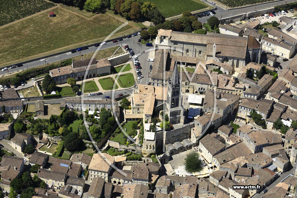 Photo arienne de Saint-milion