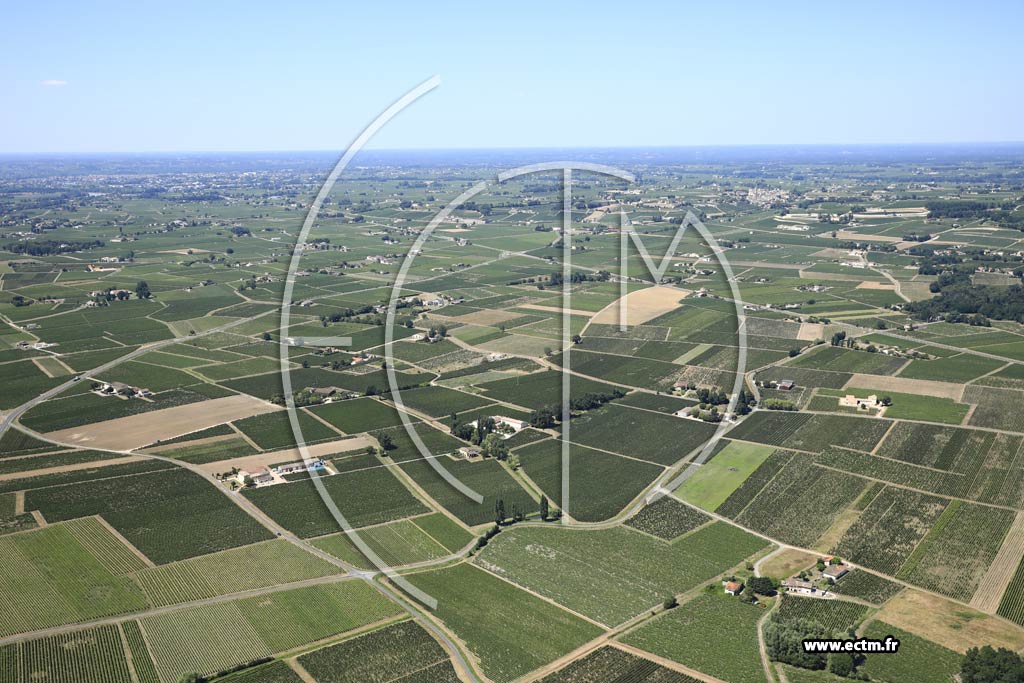 Photo arienne de Saint-milion (Bibey)