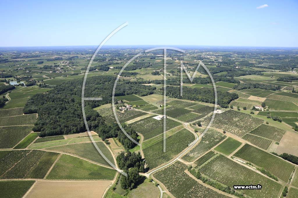 Photo arienne de Saint-Gnes-de-Castillon (les Lesques)