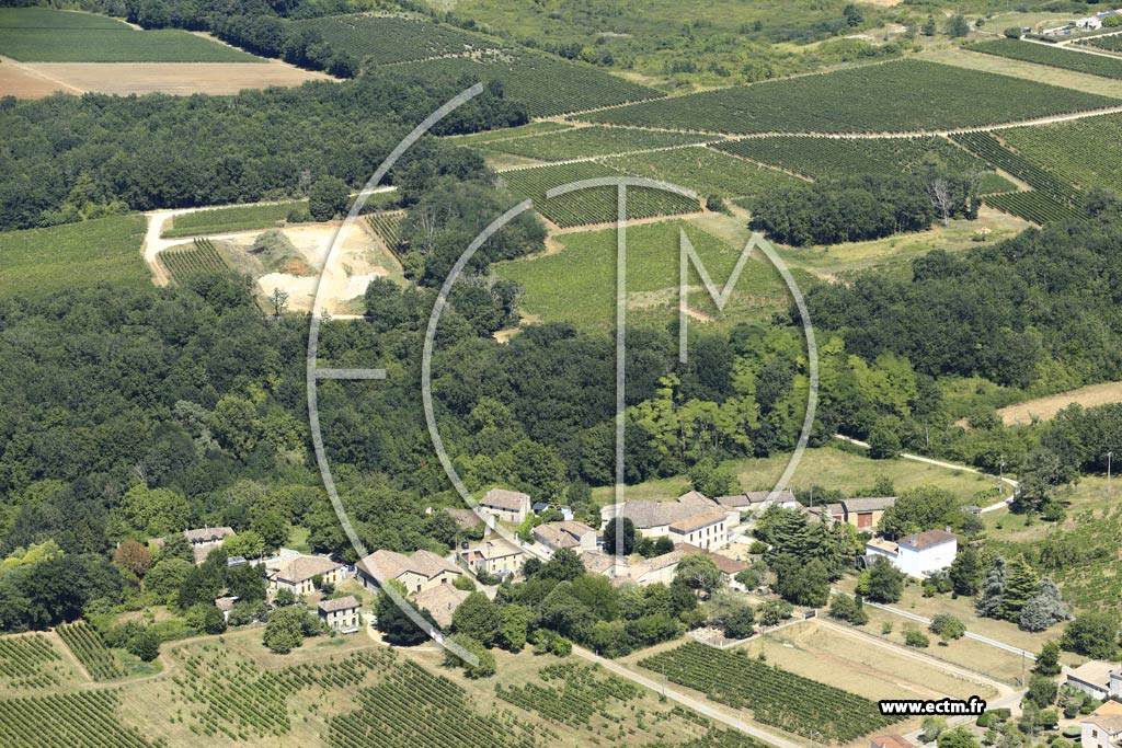 Photo arienne de Saint-Gnes-de-Castillon (Loterie)