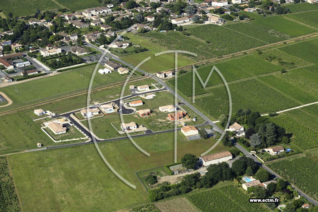 Photo arienne de Saint-Magne-de-Castillon