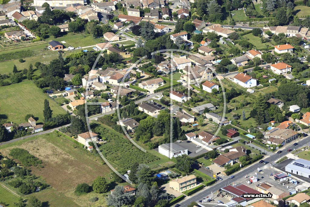 Photo arienne de Saint-Magne-de-Castillon (la Corderie)