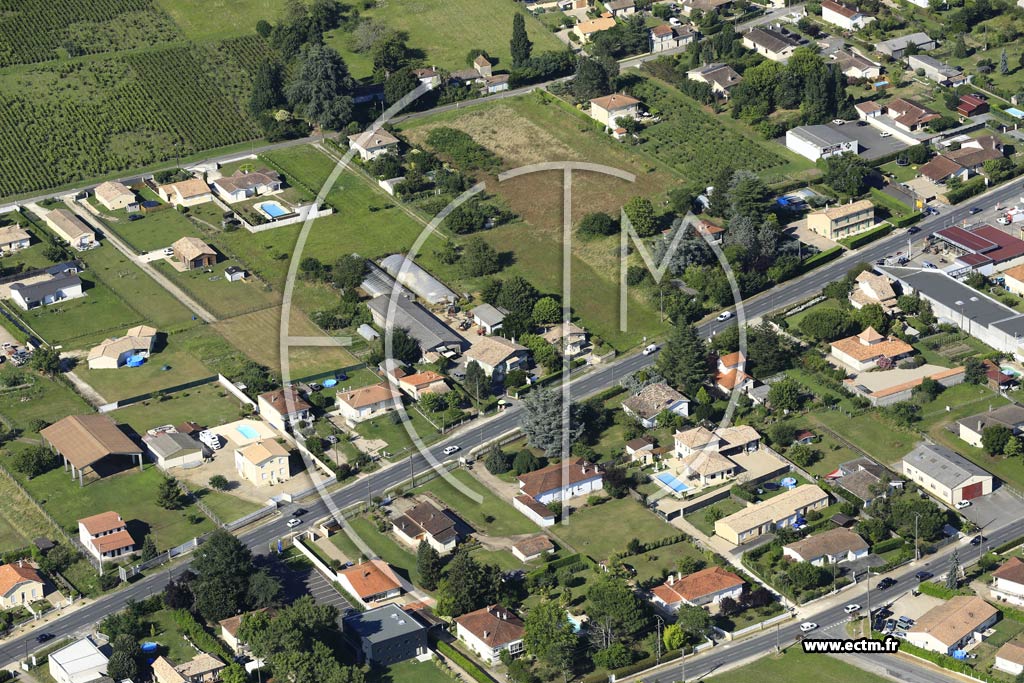 Photo arienne de Saint-Magne-de-Castillon (la Pinette)