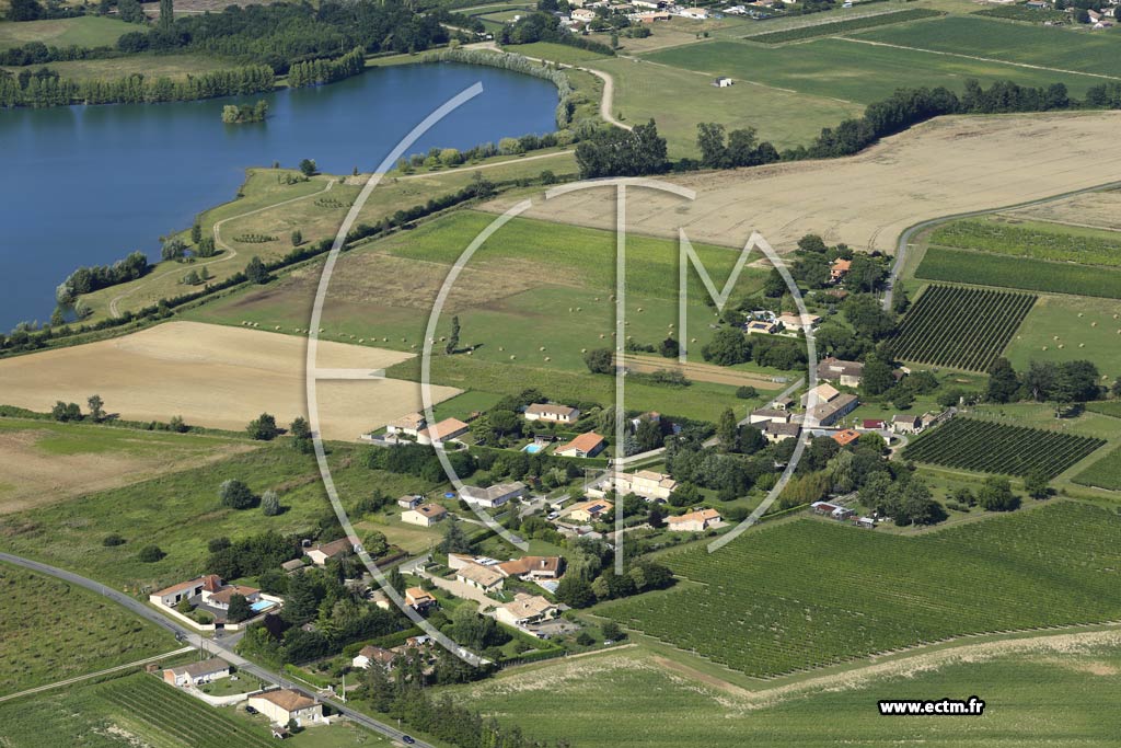 Photo arienne de Saint-Pey-de-Castets (Caussette)