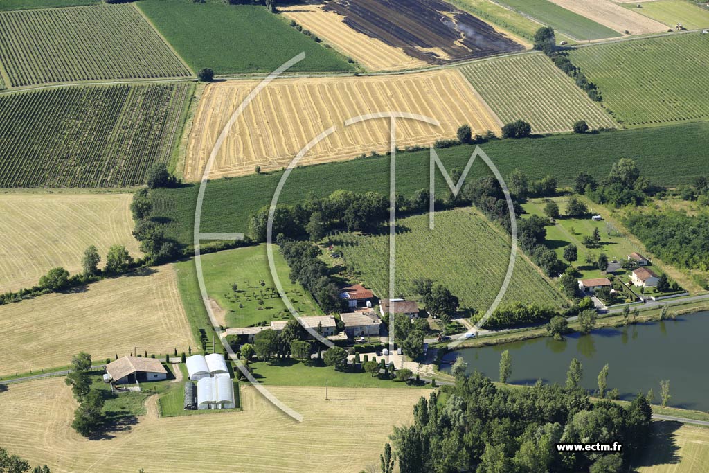 Photo arienne de Saint-Pey-de-Castets (Marchandon)