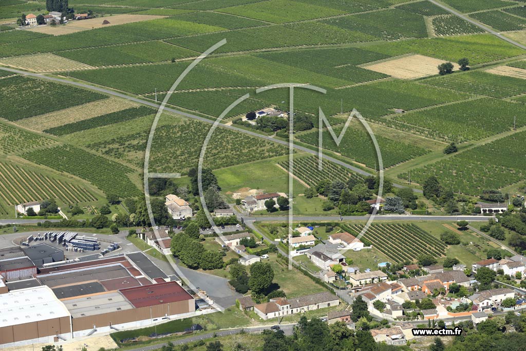 Photo arienne de Saint-Vincent-de-Pertignas (Villesque)