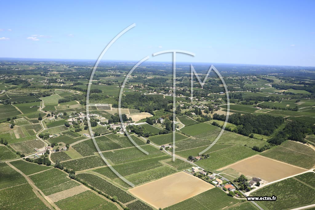 Photo arienne de Sainte-Colombe (Peyroutet)