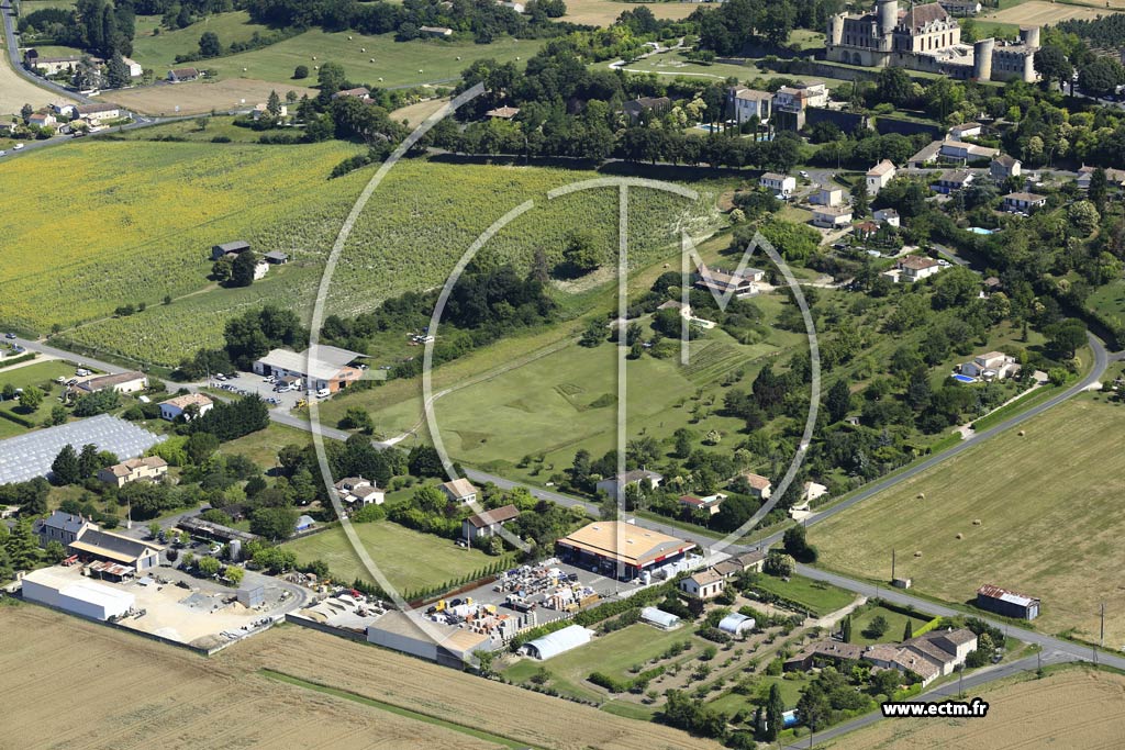 Photo arienne de Duras (Fonratire)