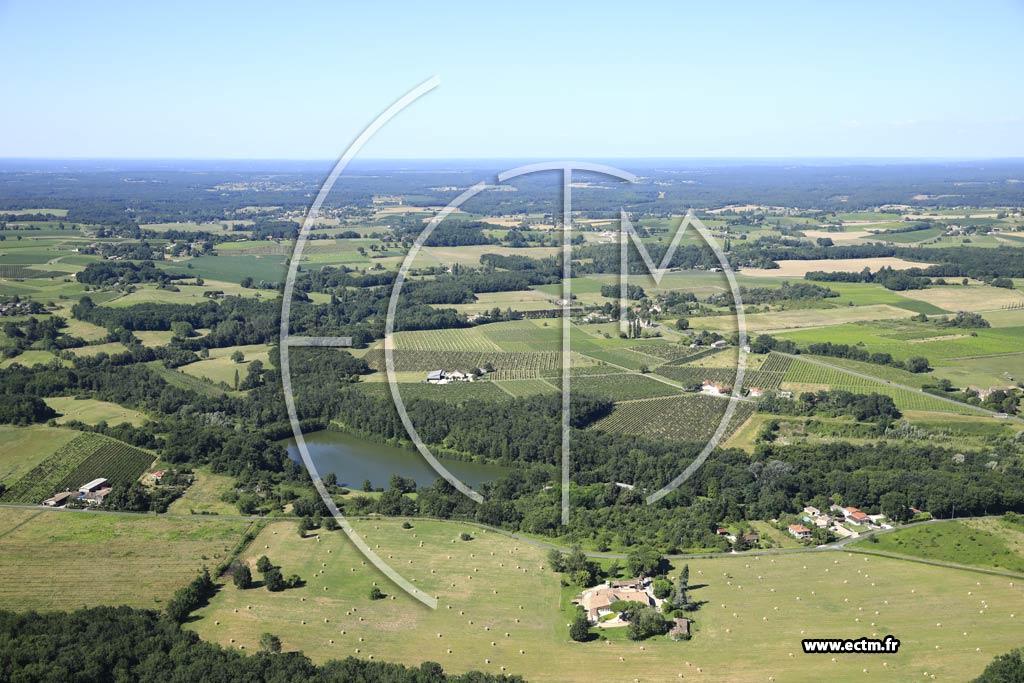 Photo arienne de Fougueyrolles (le Vieux Chteau)