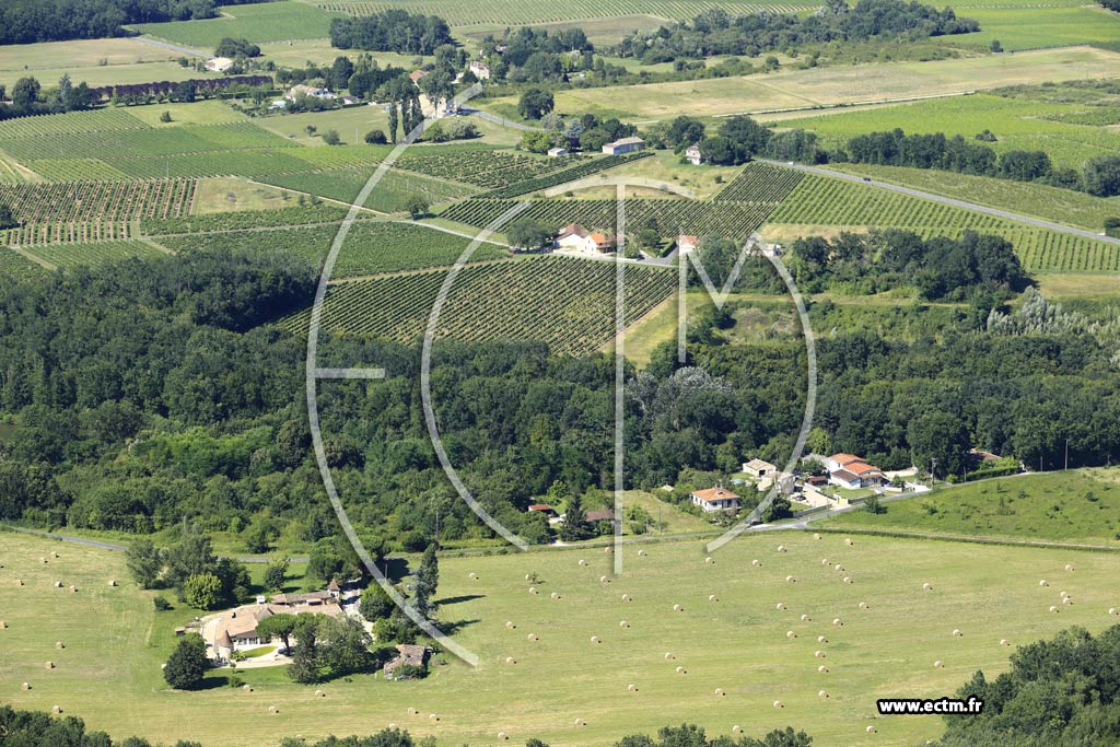 Photo arienne de Fougueyrolles (le Vieux Chteau)