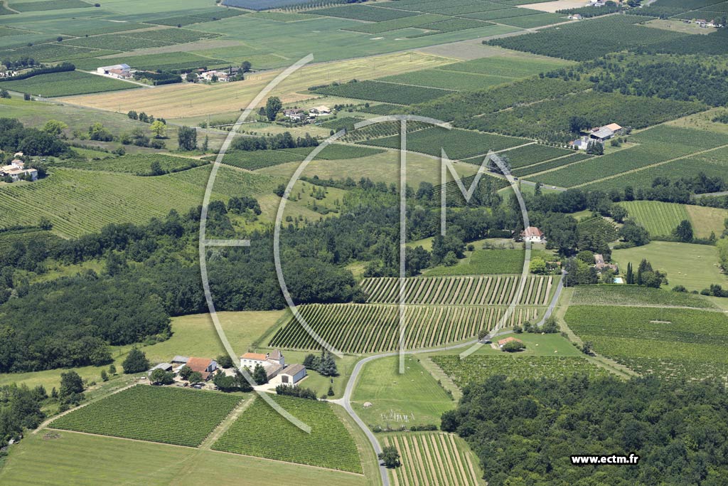 Photo arienne de Gageac-et-Rouillac (la Mouillre)