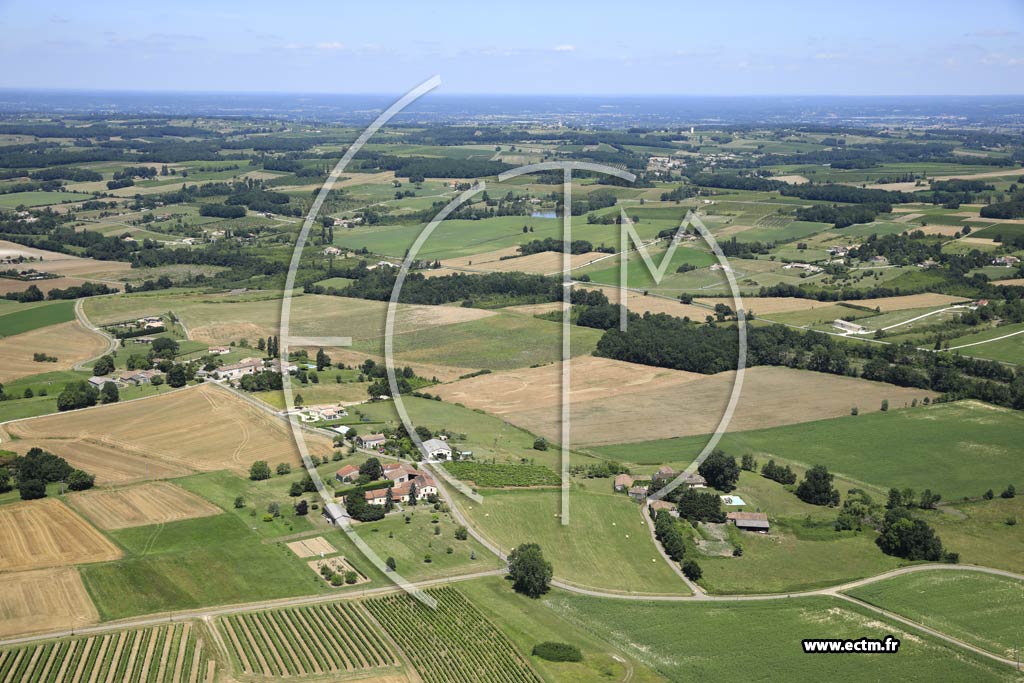 Photo arienne de Loubs-Bernac (les Brisseaux)