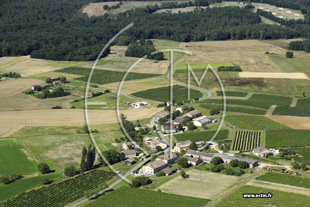 Photo arienne de Port-Sainte-Foy-et-Ponchapt (Golse)