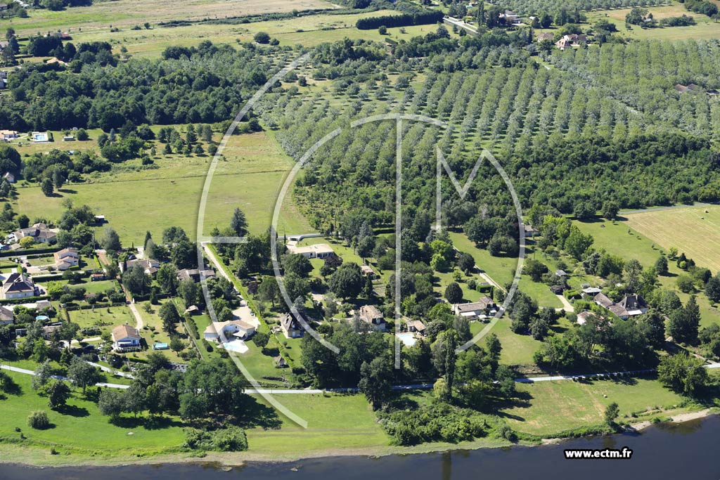 Photo arienne de Port-Sainte-Foy-et-Ponchapt (le Sablat)