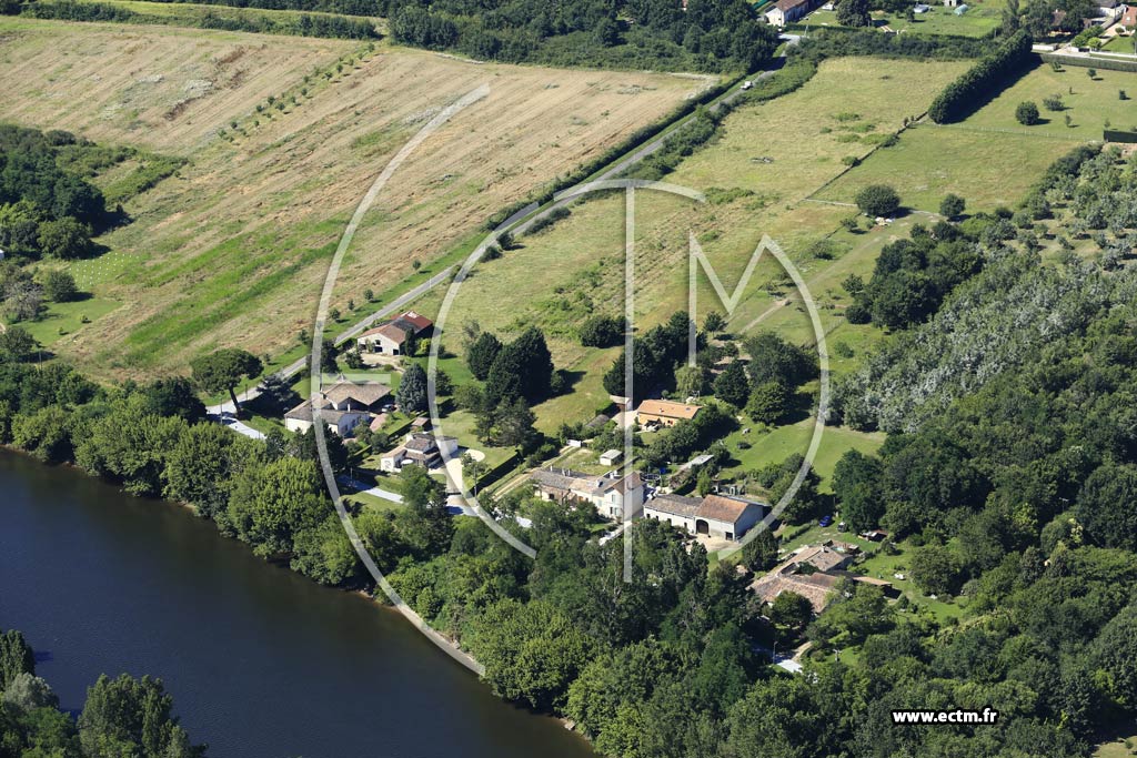 Photo arienne de Port-Sainte-Foy-et-Ponchapt (le Sablat)