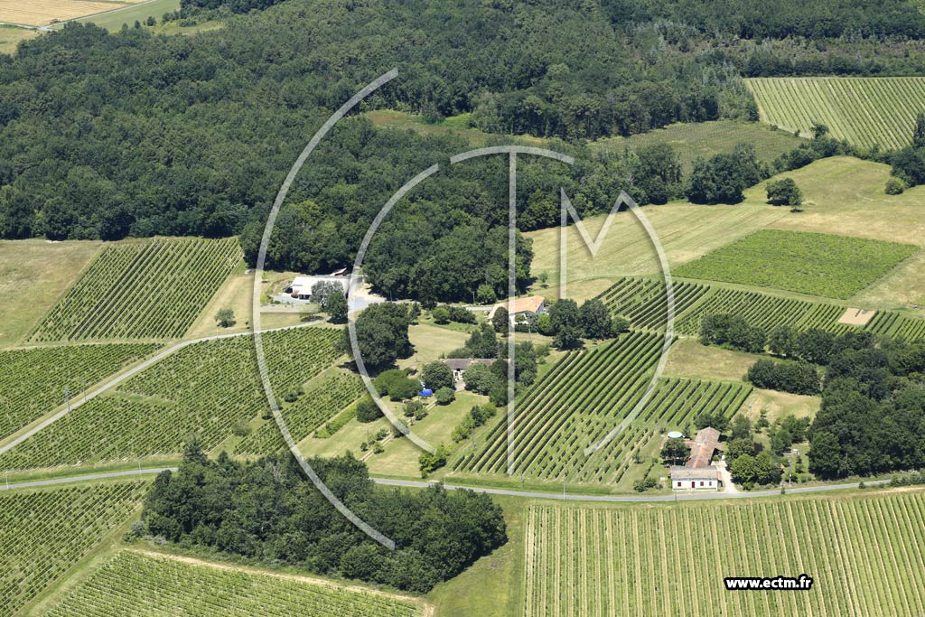 Photo arienne de Razac-de-Saussignac (les Picots)