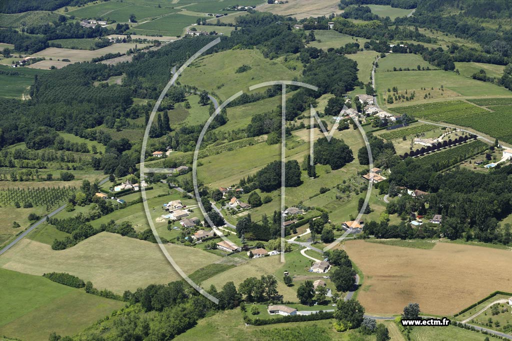 Photo arienne de Razac-de-Saussignac (les Pinqutes)